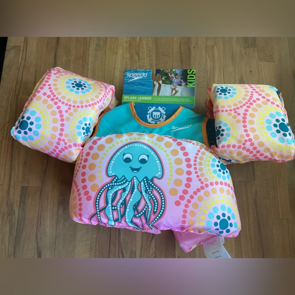 Speedo Swim Speedo Splash Jammer Life Jacket Vest Happy Jellyfish